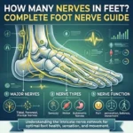 Anatomical diagramOf a human foot strategy the major nerve networks including that how many nerve in feet
