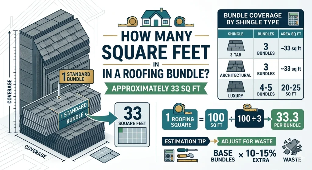 How Many Square Feet in a Roofing Bundle