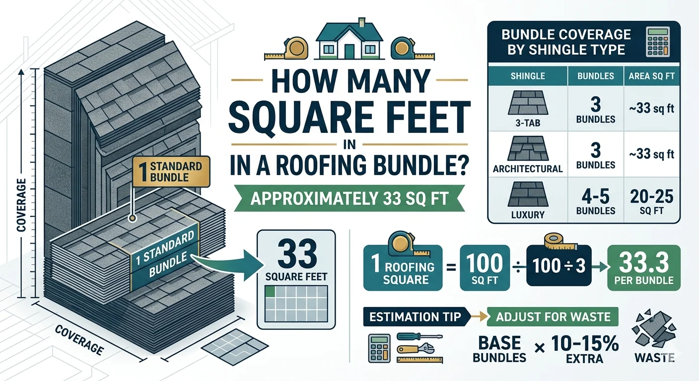 How Many Square Feet in a Roofing Bundle