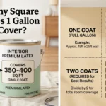 How Many Square Feet Does 1 Gallon of Paint Cover?