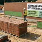 How Many Square Feet Does 1000 Bricks Cover?