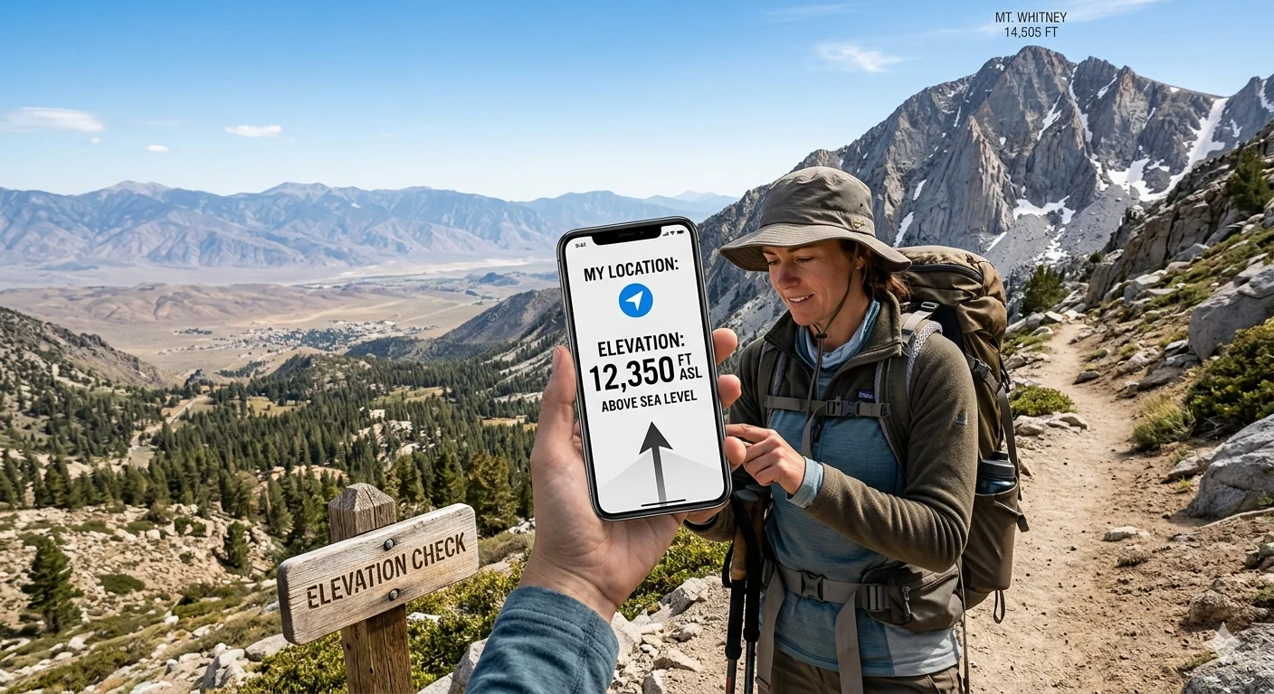 How Many Feet Above Sea Level Is My Location?