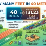 How Many Feet in 40 Meters?