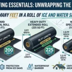 How Many Feet in a Roll of Ice and Water Shield?