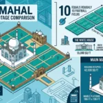 How Many Square Feet Is the Taj Mahal?