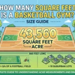 Infographic is doing that How Many Square Feet Is a Basketball Gym? Size Guide