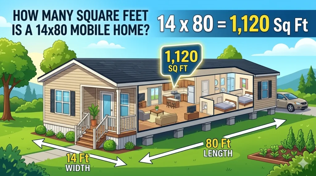 Infographic is showing that How Many Feet Equals an Acre? Full Land Size Guide
