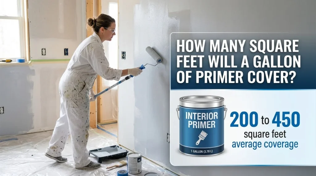 How Many Square Feet Will a Gallon of Primer Cover?